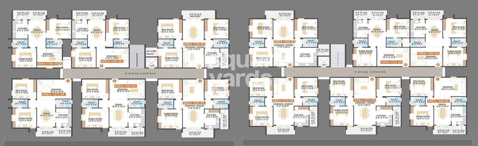Saroj Blue Bell Floor Plans 1