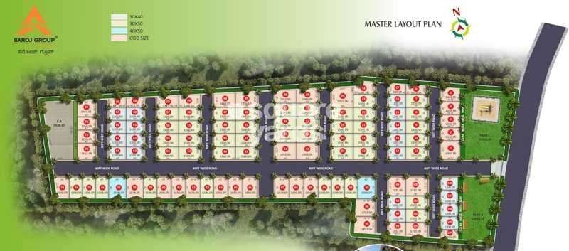 saroj silver oak project master plan image1