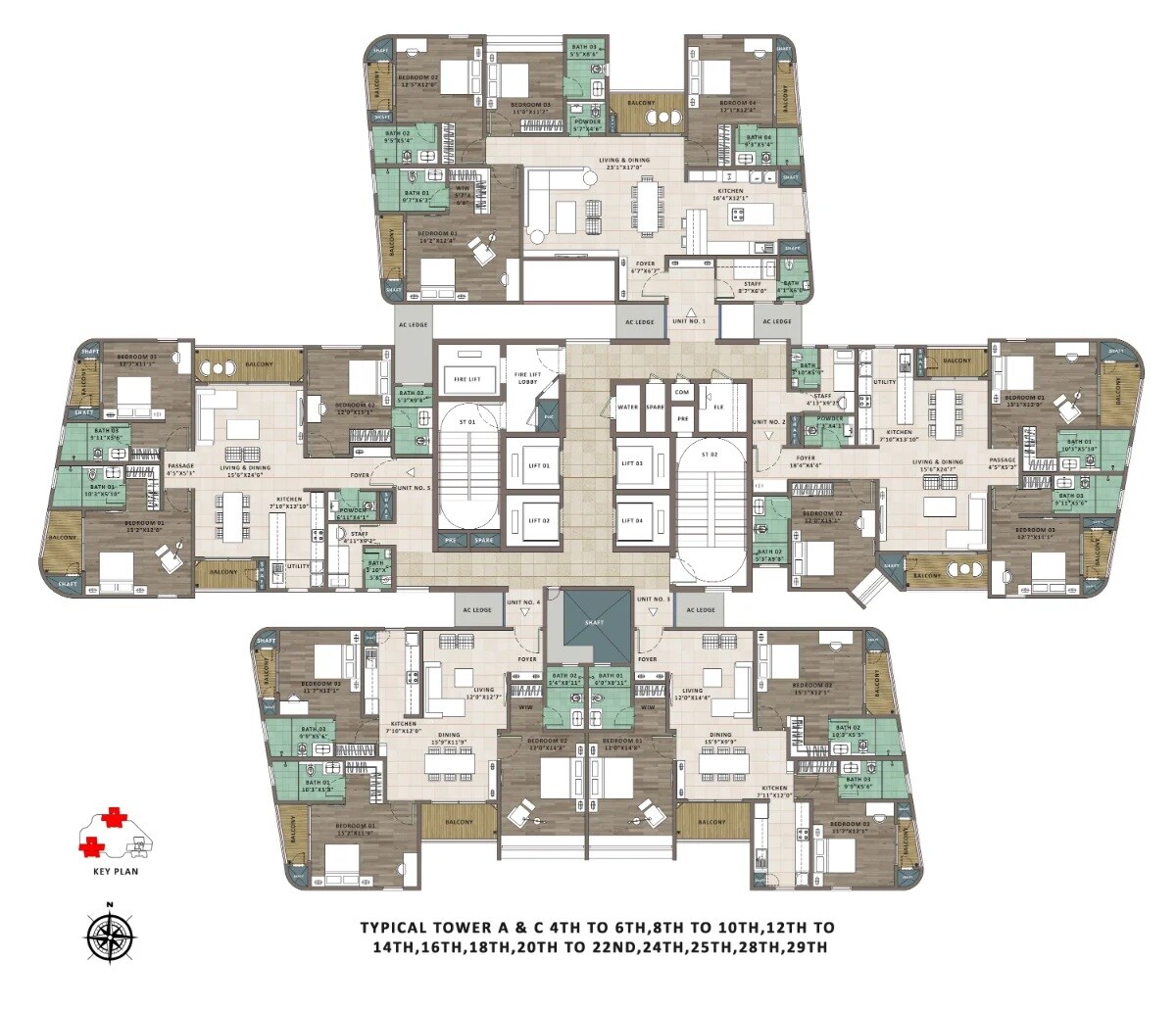 Sattva Aaranya Floor Plans 3