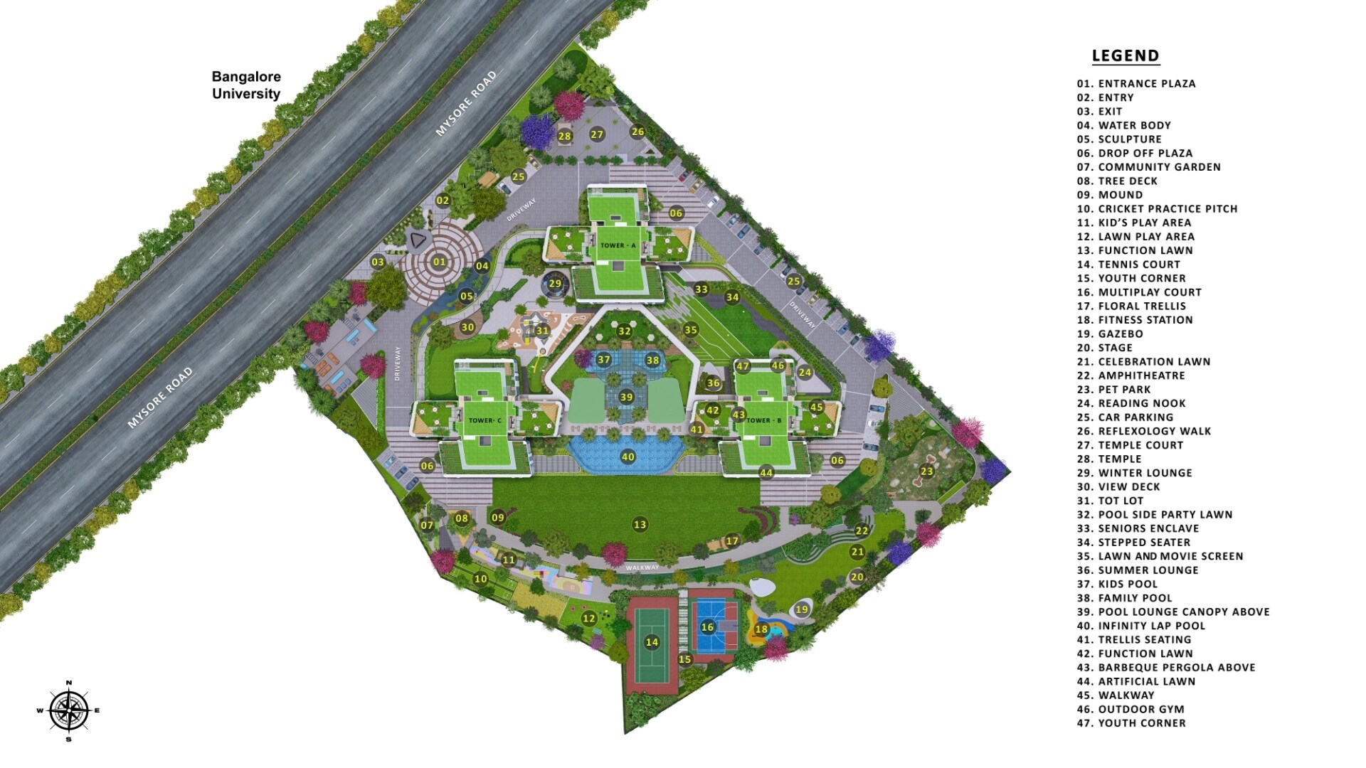 Sattva Aaranya Master Plan Image