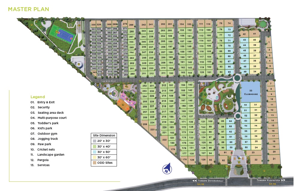 Sattva Bhumi Master Plan Image