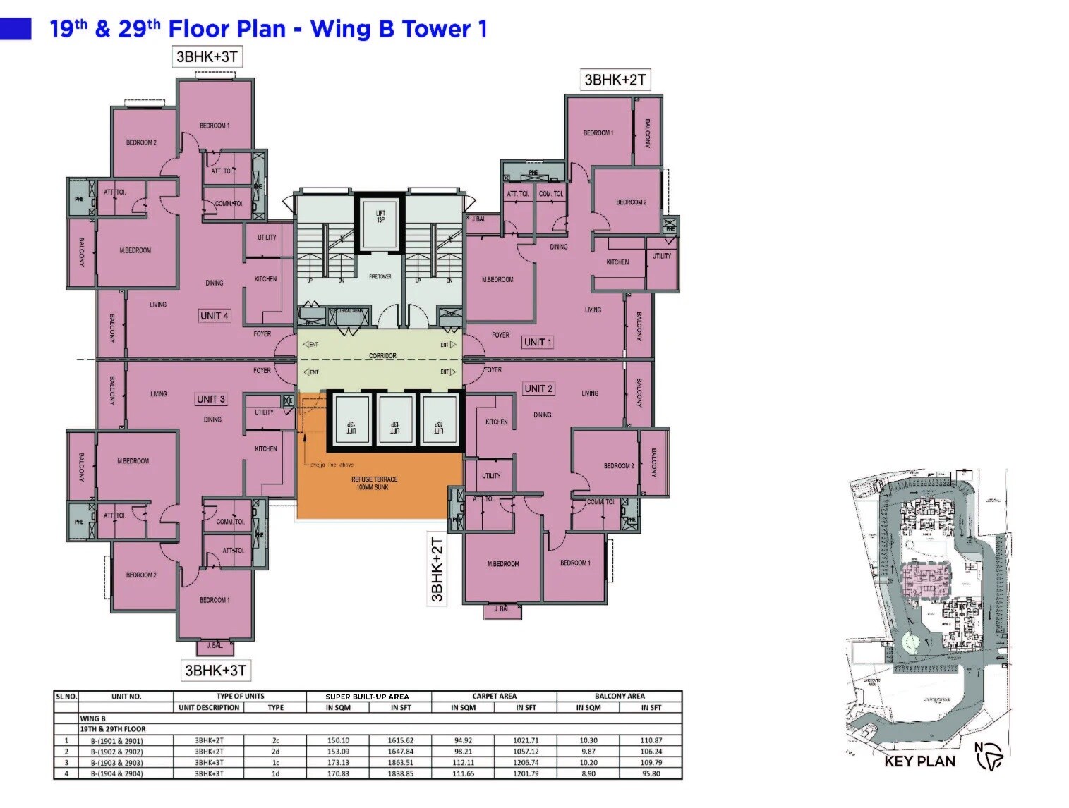 Sattva Forest Ridge Floor Plans 1