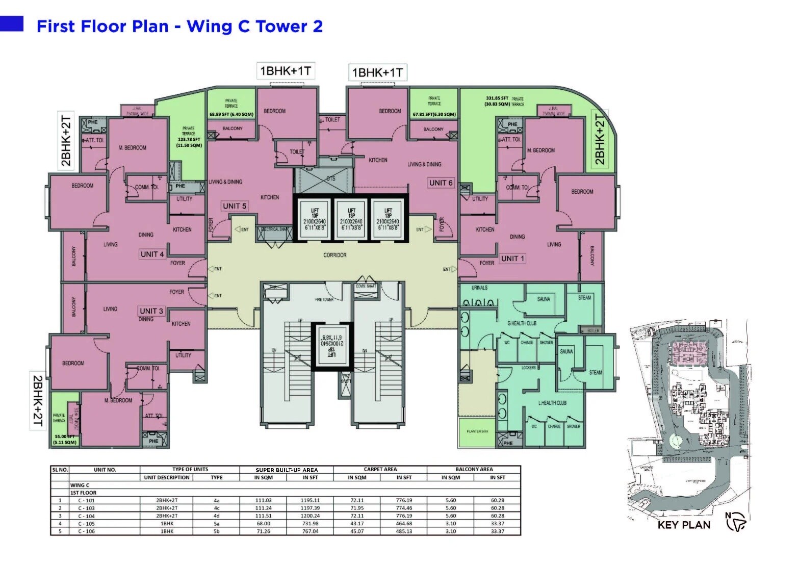 Sattva Forest Ridge Floor Plans 5