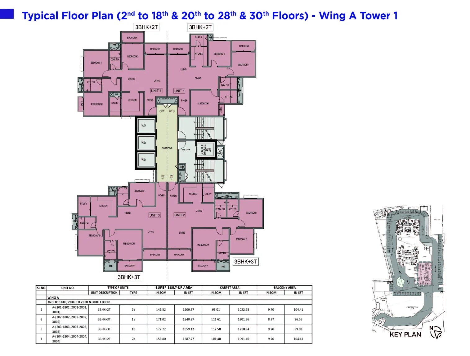 Sattva Forest Ridge Floor Plans 6