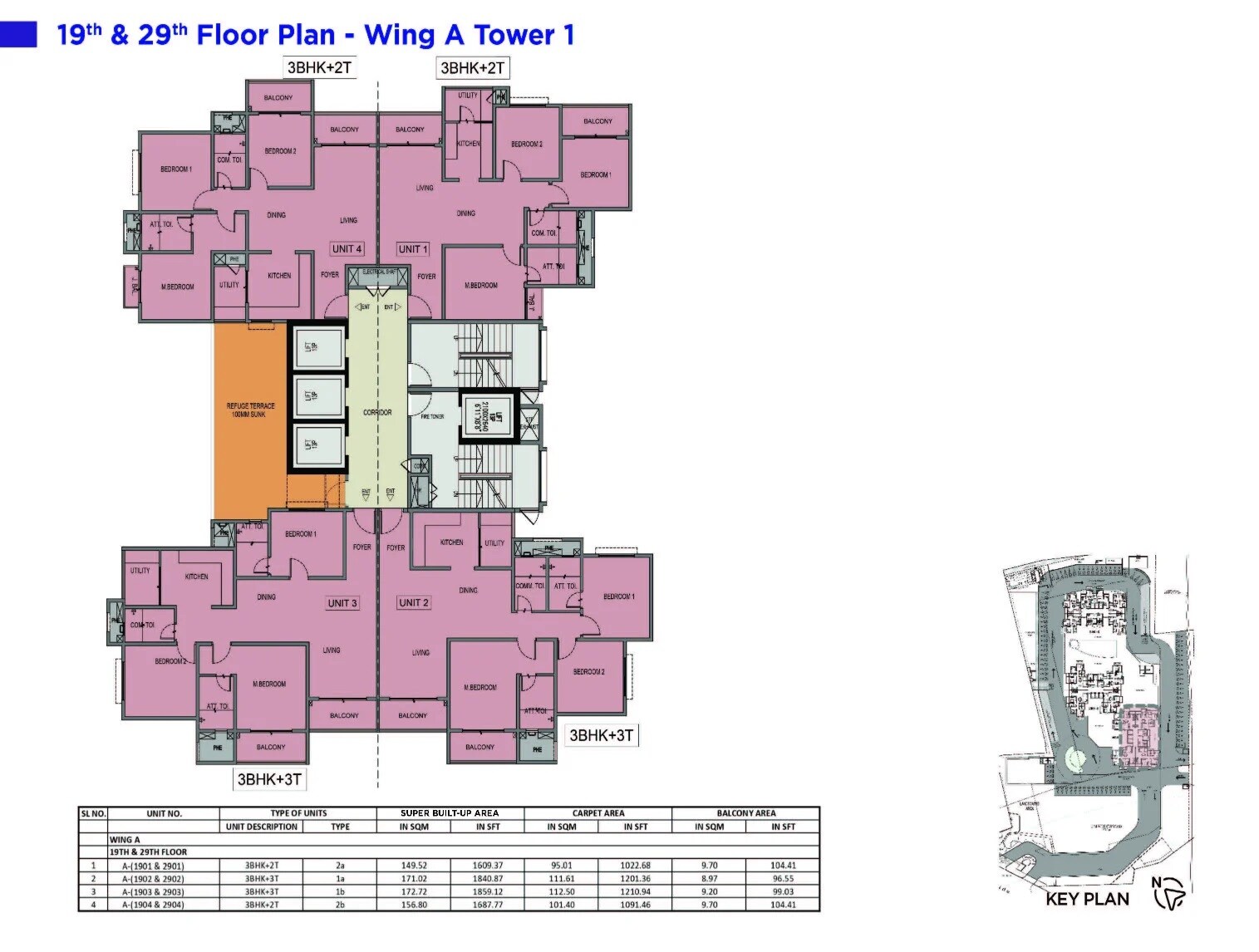 Sattva Forest Ridge Floor Plans 9