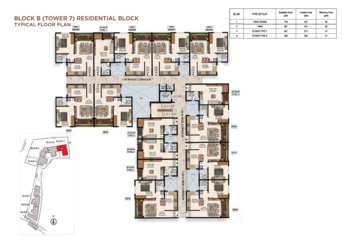 Sattva Simplicity Floor Plans