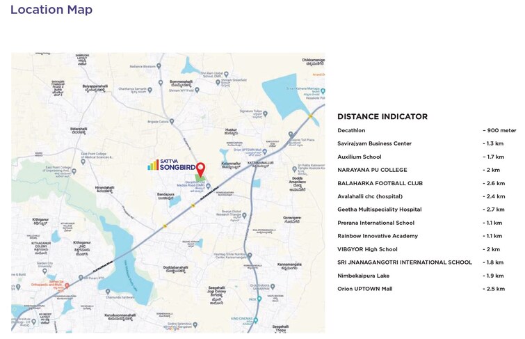 Sattva Songbird Location Image 1