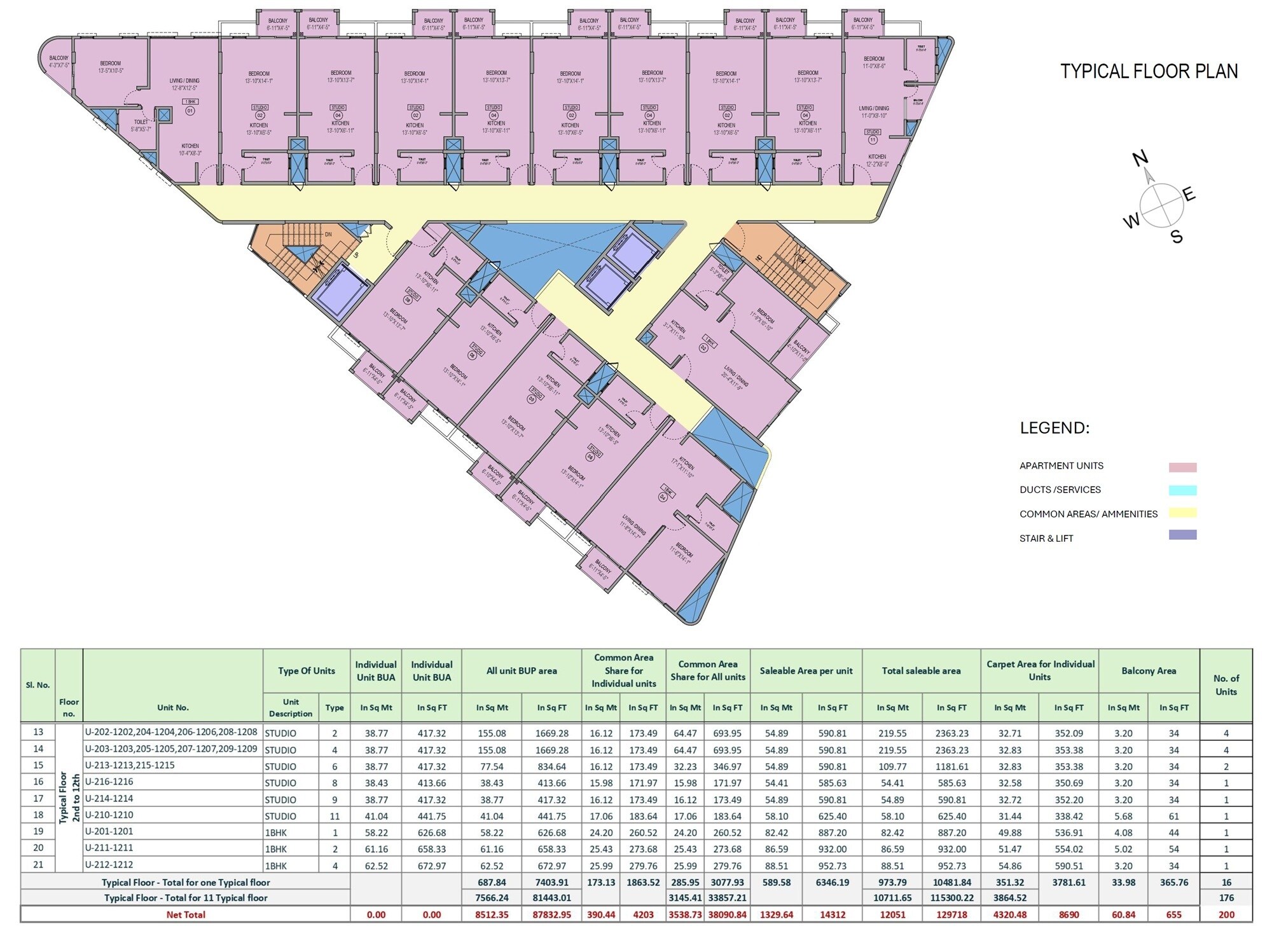 Sattva Vasanta Cove Floor Plans