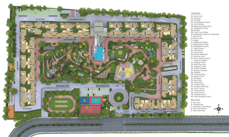Sattva Vasanta Skye Master Plan Image