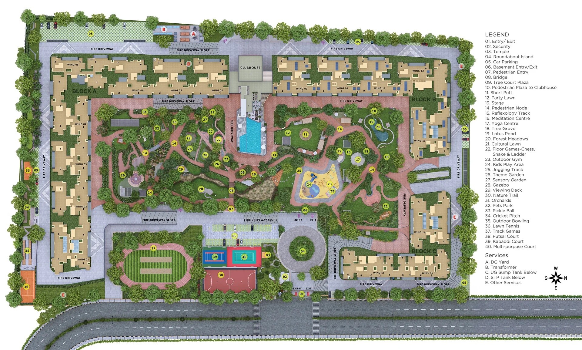 Sattva Vasanta Skye Master Plan Image
