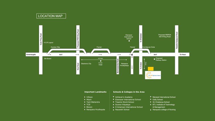SBM Sunrise Homes Location Image