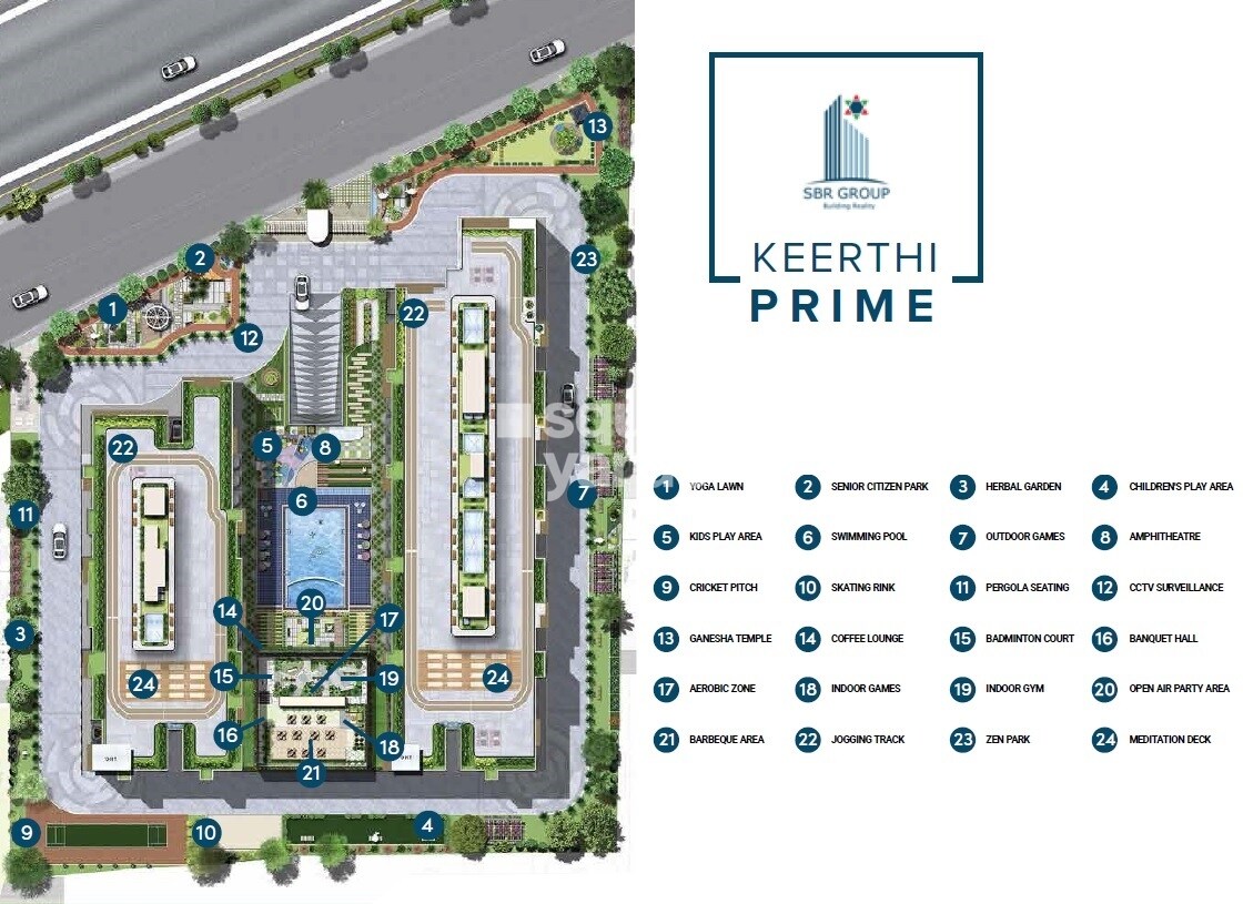 SBR Keerthi Prime Master Plan Image