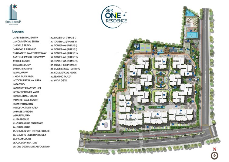 SBR One Residence Master Plan Image
