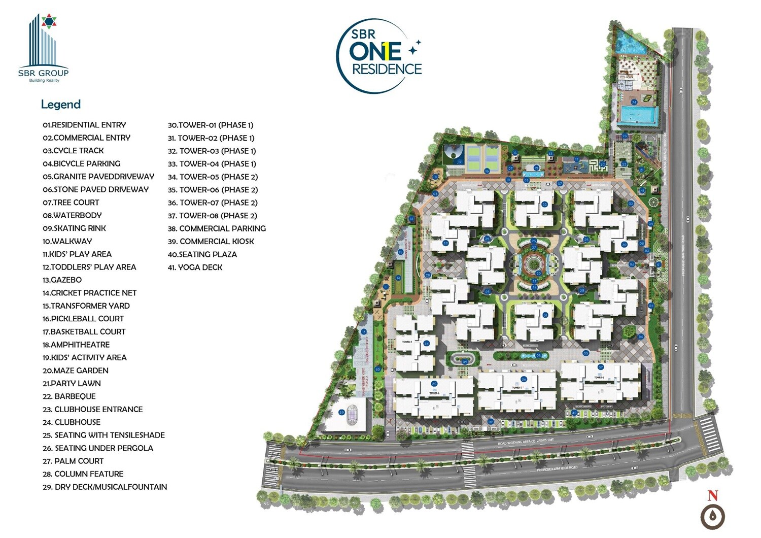 SBR One Residence Master Plan Image