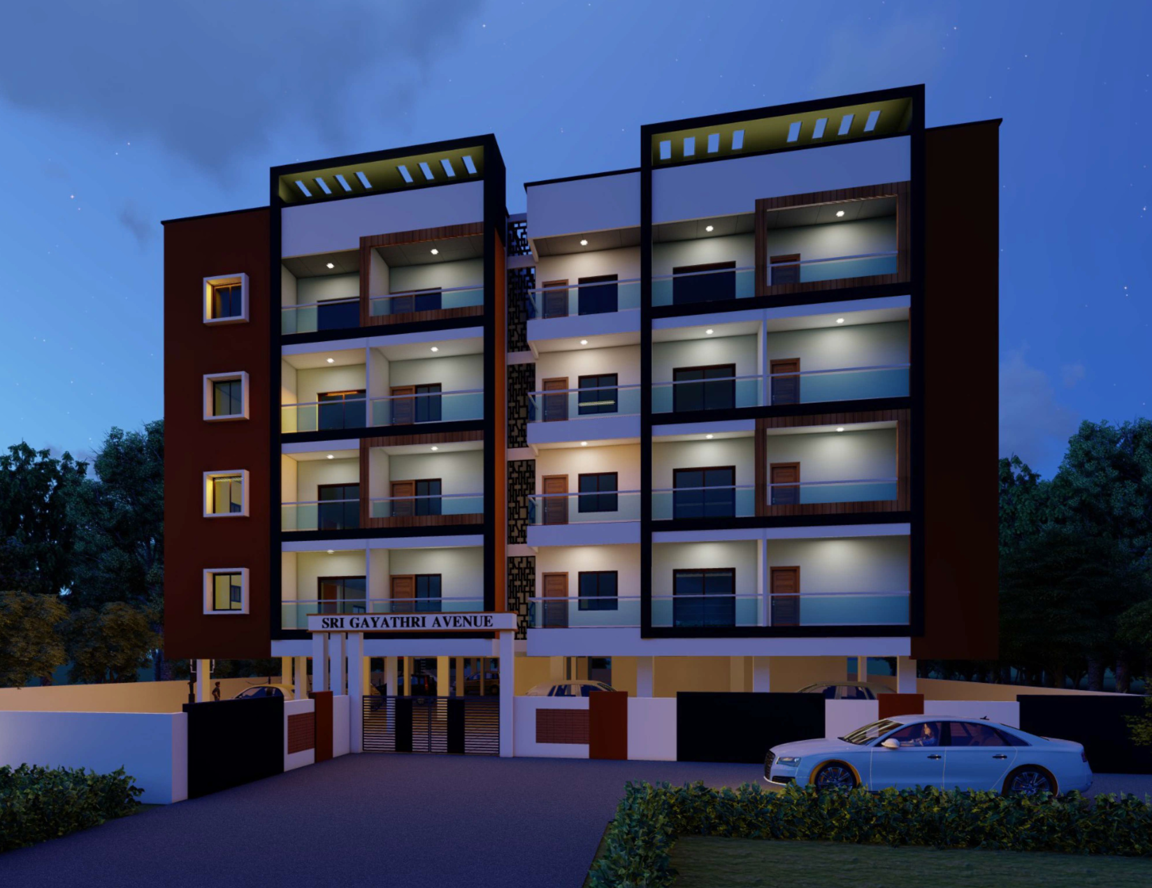 SDR Sri Gayathri Avenue Apartment Exteriors