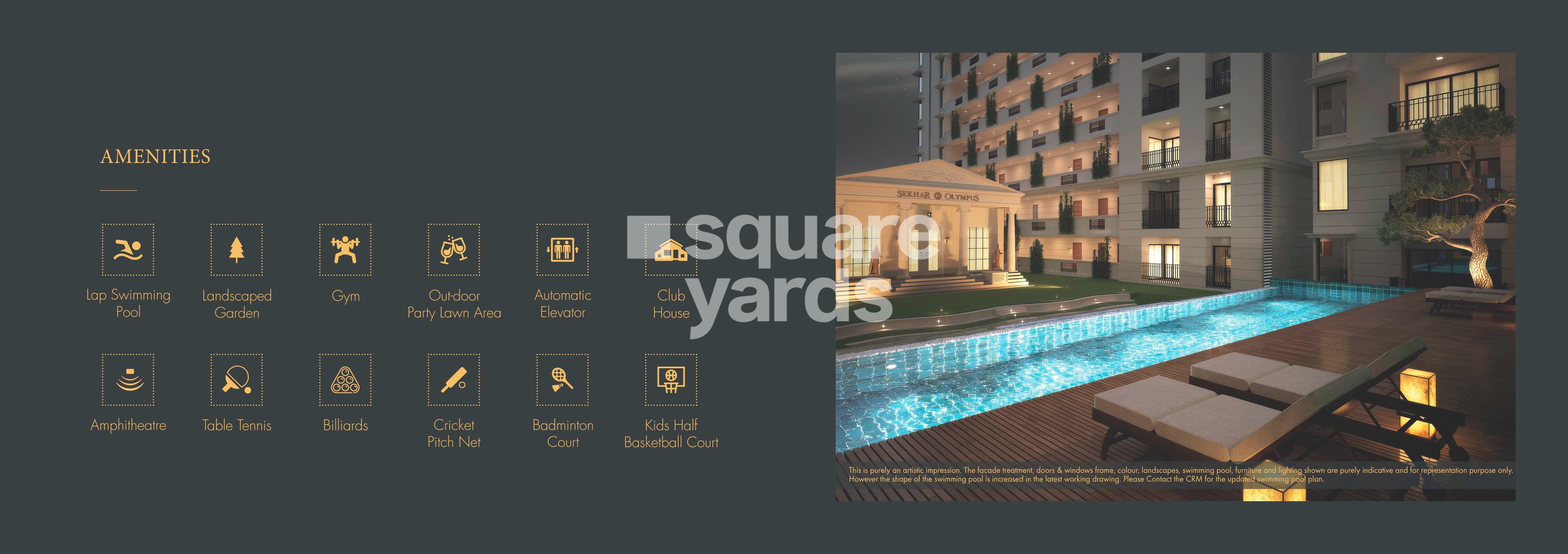 Sekhar Olympus Amenities Features