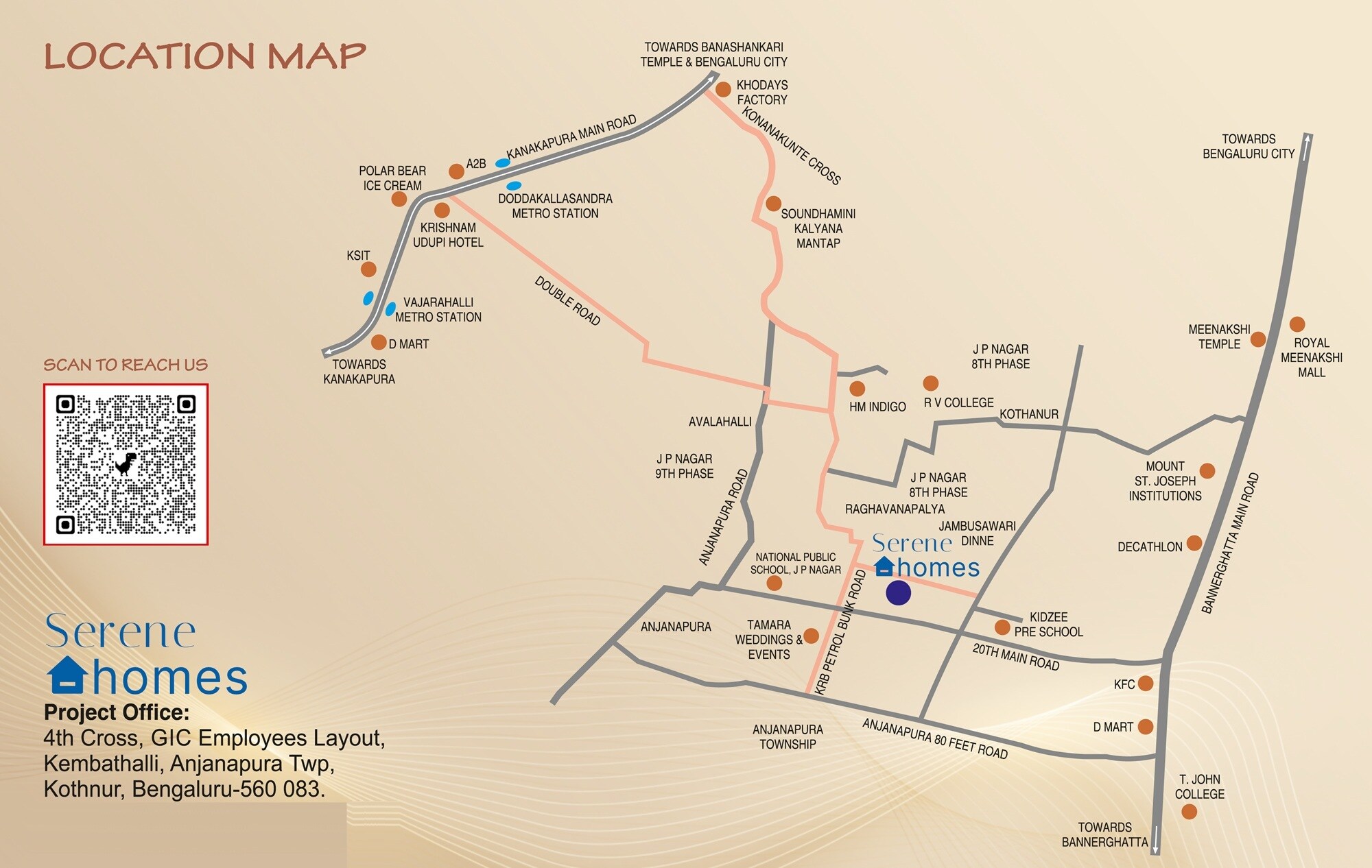 Serene Homes Location Image