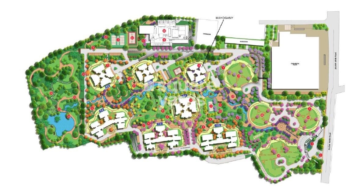 Shapoorji Pallonji Park West Mahogany Tower Master Plan 1