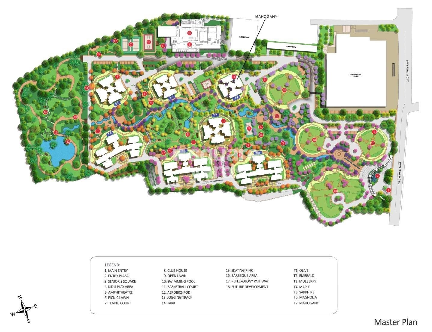Shapoorji Pallonji Park West Master Plan 1
