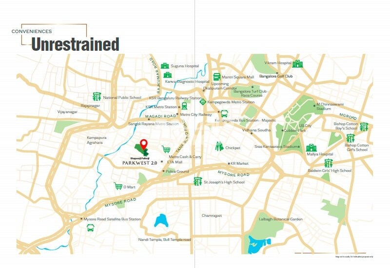 Shapoorji Pallonji Parkwest Phase 2 Location Image