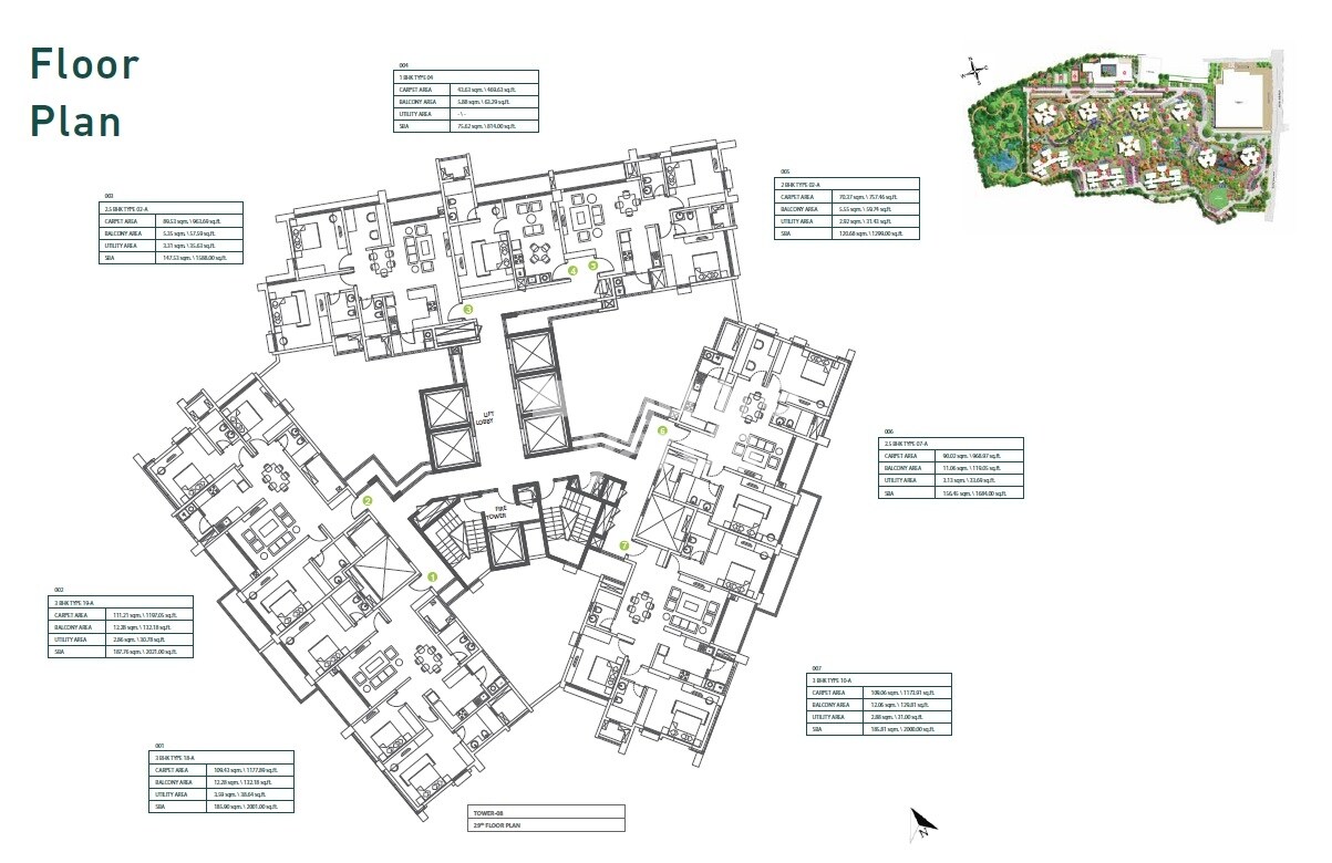 Shapoorji Pallonji ParkWest Floor Plans 1