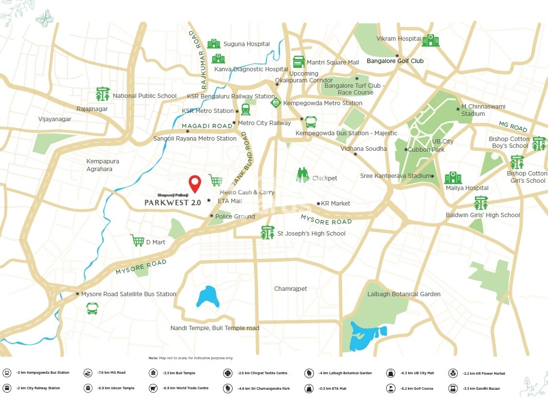 Shapoorji Pallonji ParkWest Location Image