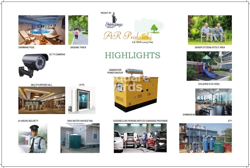 Shivaganga AR Prakruthi Amenities Features