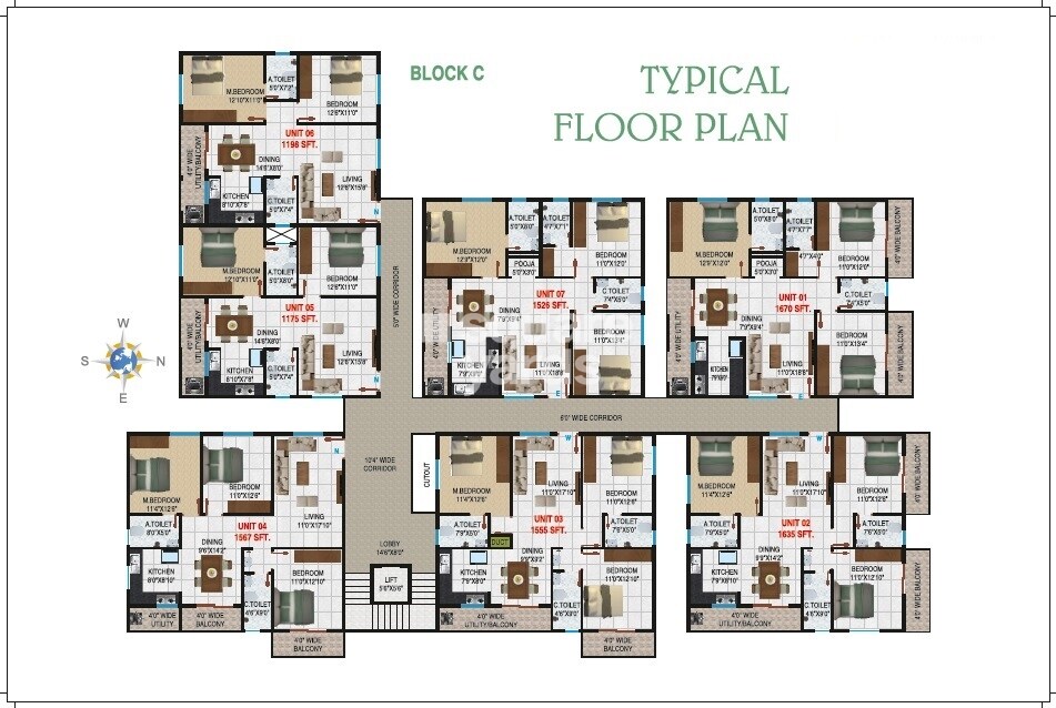 Shivaganga AR Prakruthi Floor Plans