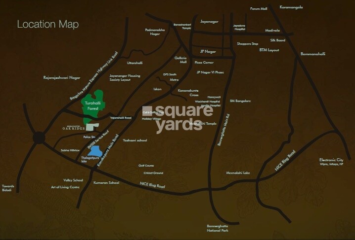 Shravanthi Oakridge Location Image