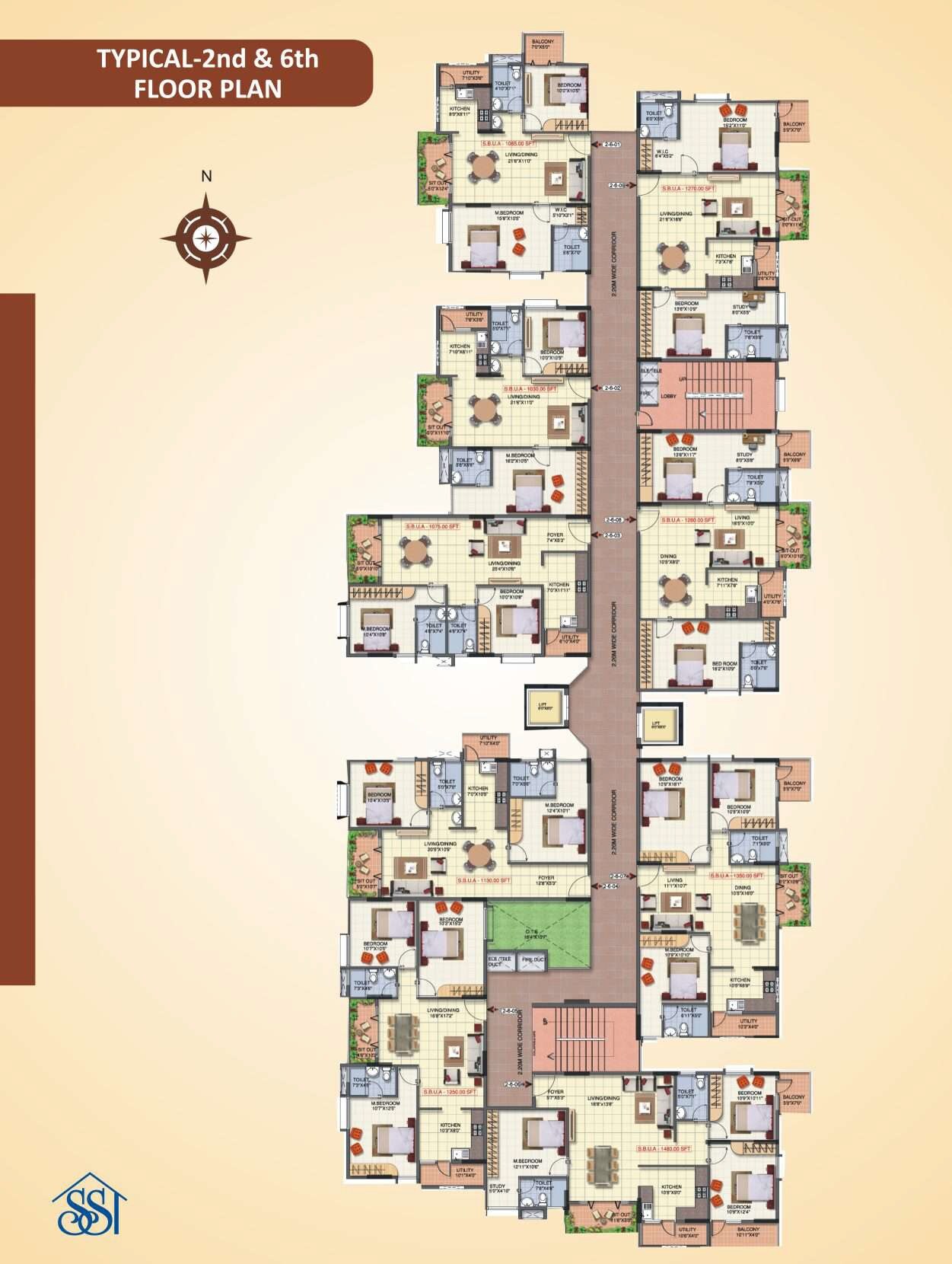 Shravanthi Pragathi Floor Plans