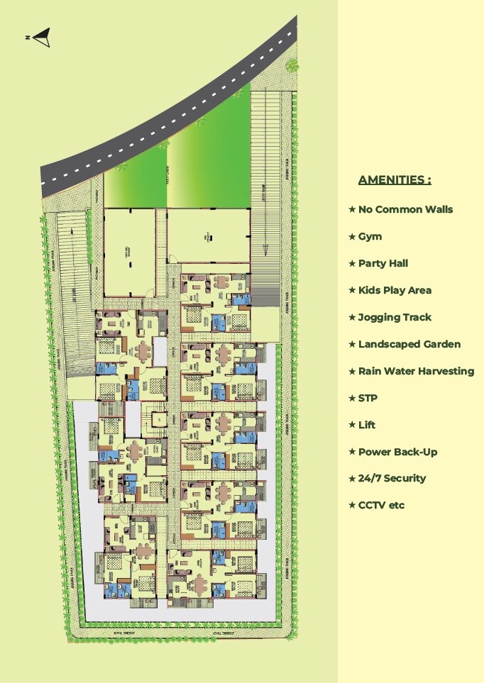 Shree Krishna E Golden Heights Master Plan 1
