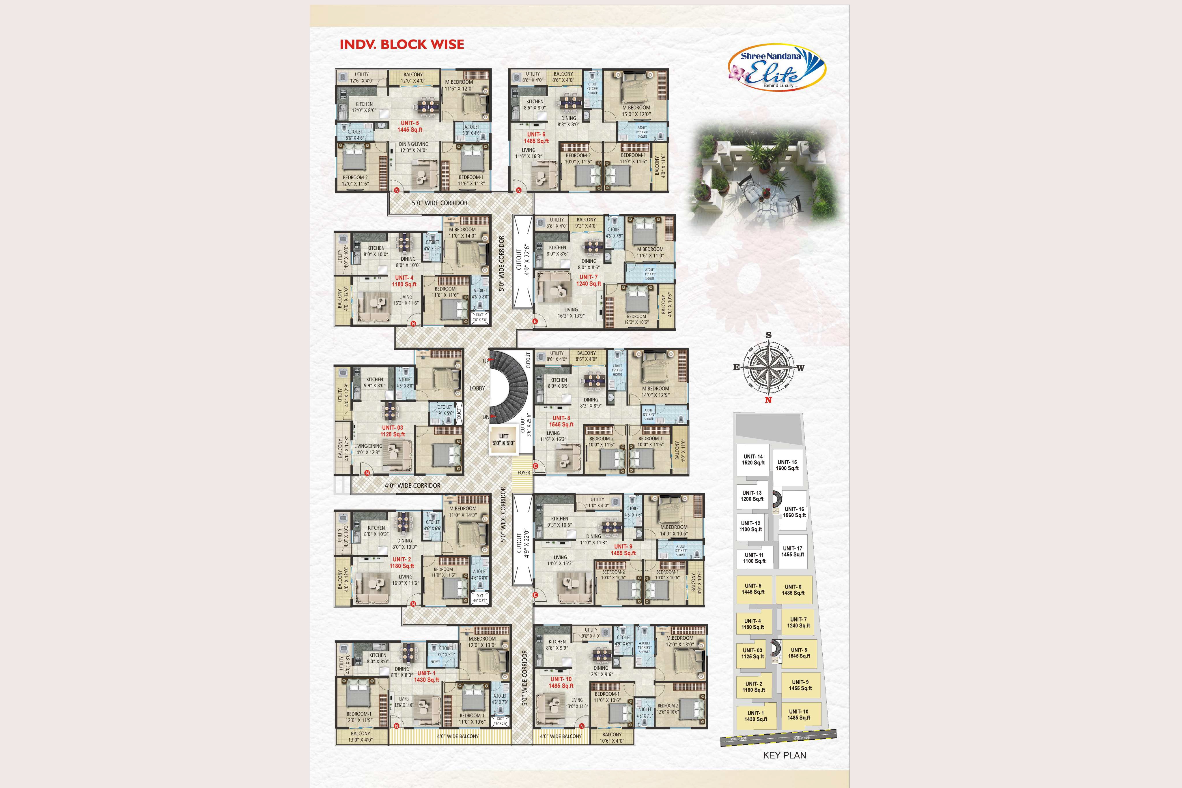 Shree Nandana Elite Floor Plans