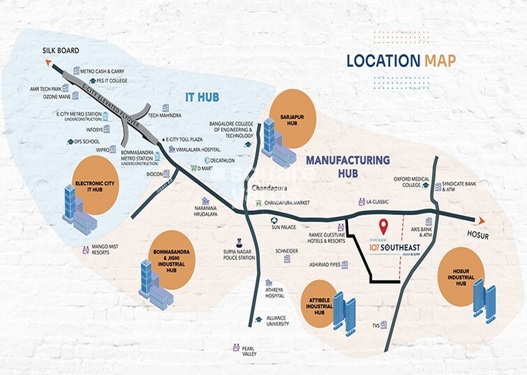 Shriram 107 South East Location Image