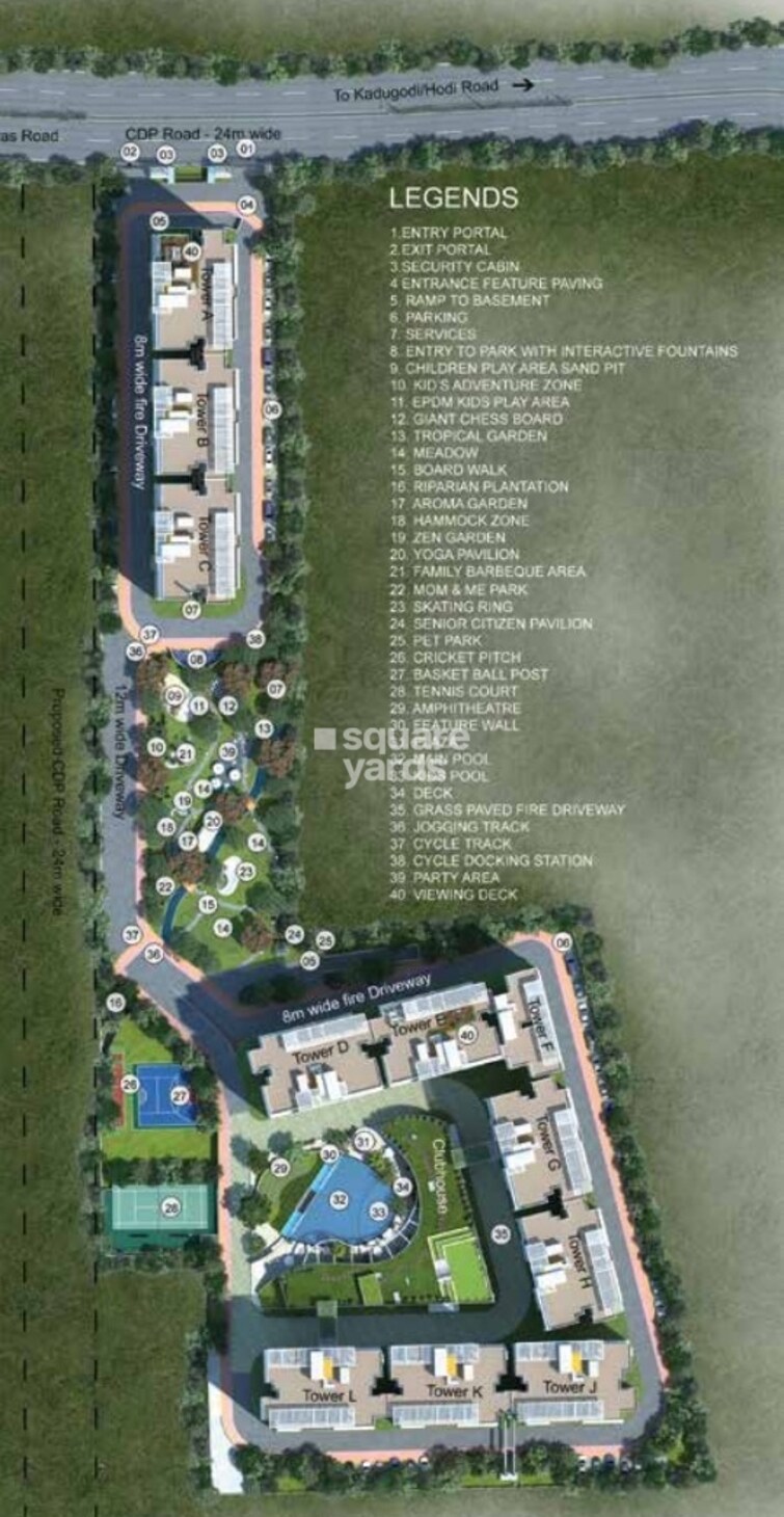 Shriram Blue Master Plan Image