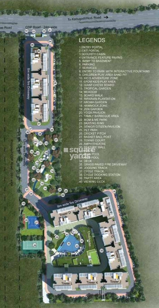 Shriram Blue Master Plan Image