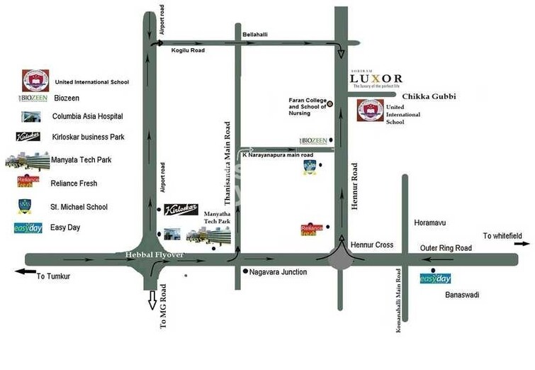 Shriram Luxor Location Image