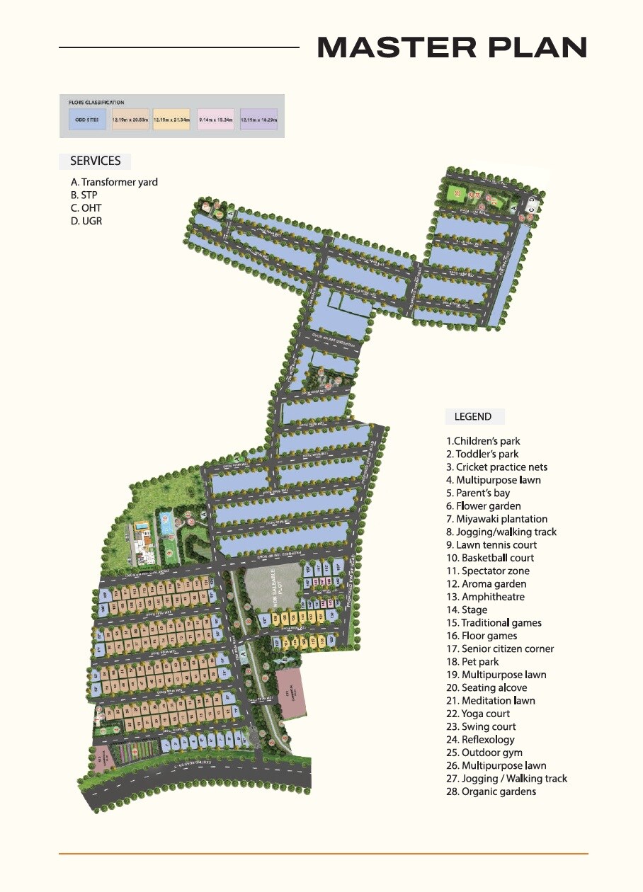 Shriram Pristine Estates Master Plan 1