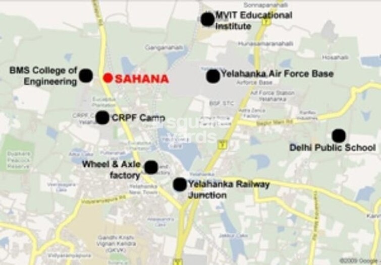 Shriram Sahaana Location Image