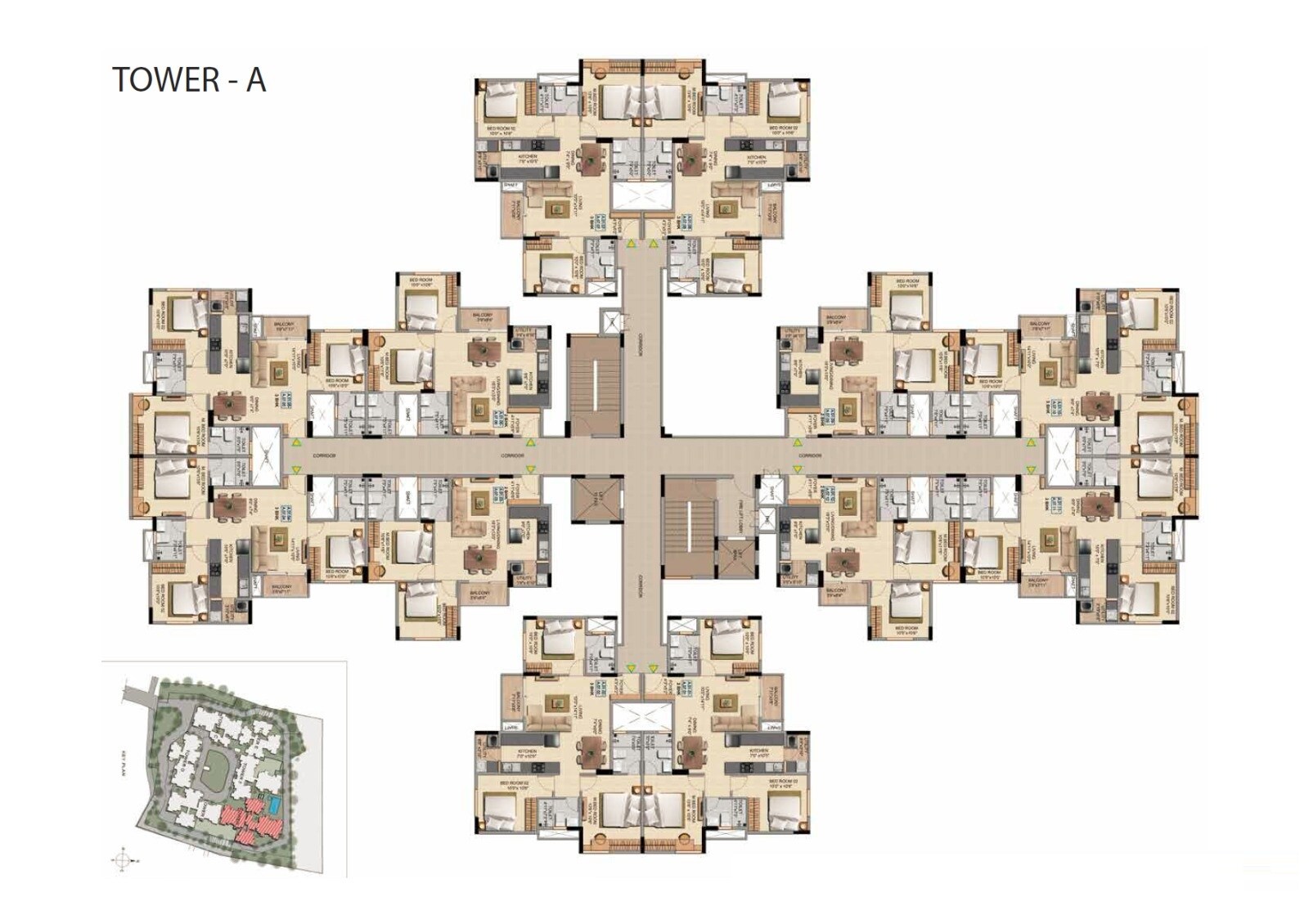 Shriram Sapphire Floor Plans 1