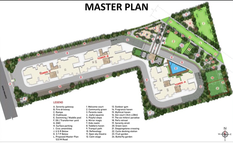 Shriram Serenity Master Plan Image