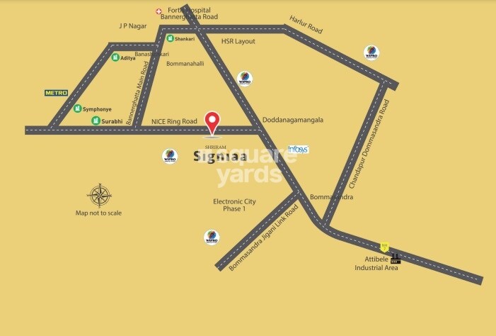 Shriram Signiaa Location Image