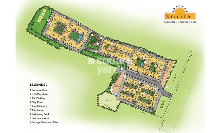 Shriram Smrithi Master Plan Image