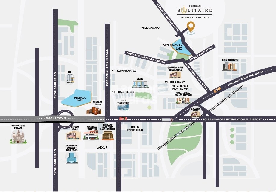 Shriram Solitaire Location Image