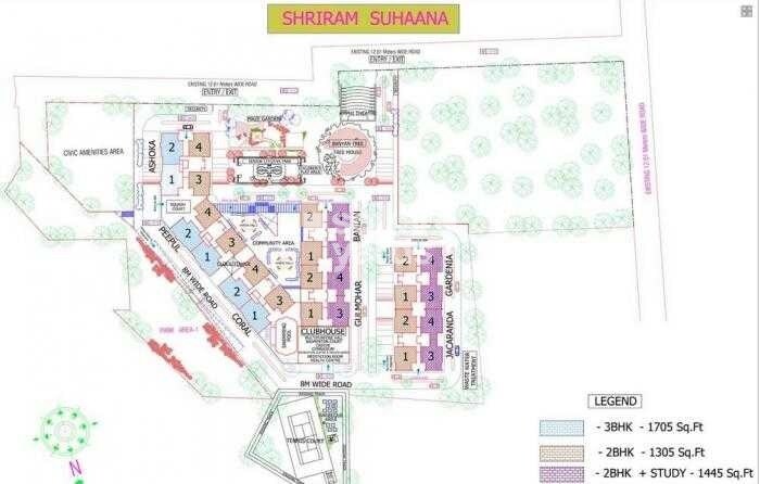 Shriram Suhaana Master Plan 1
