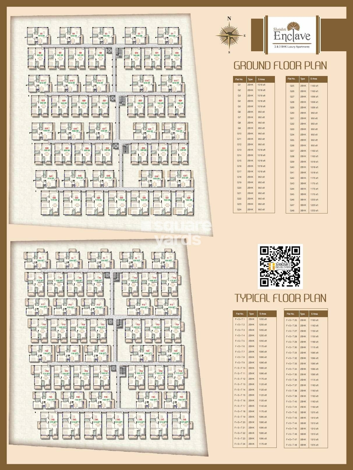 Shrishti Enclave Floor Plans