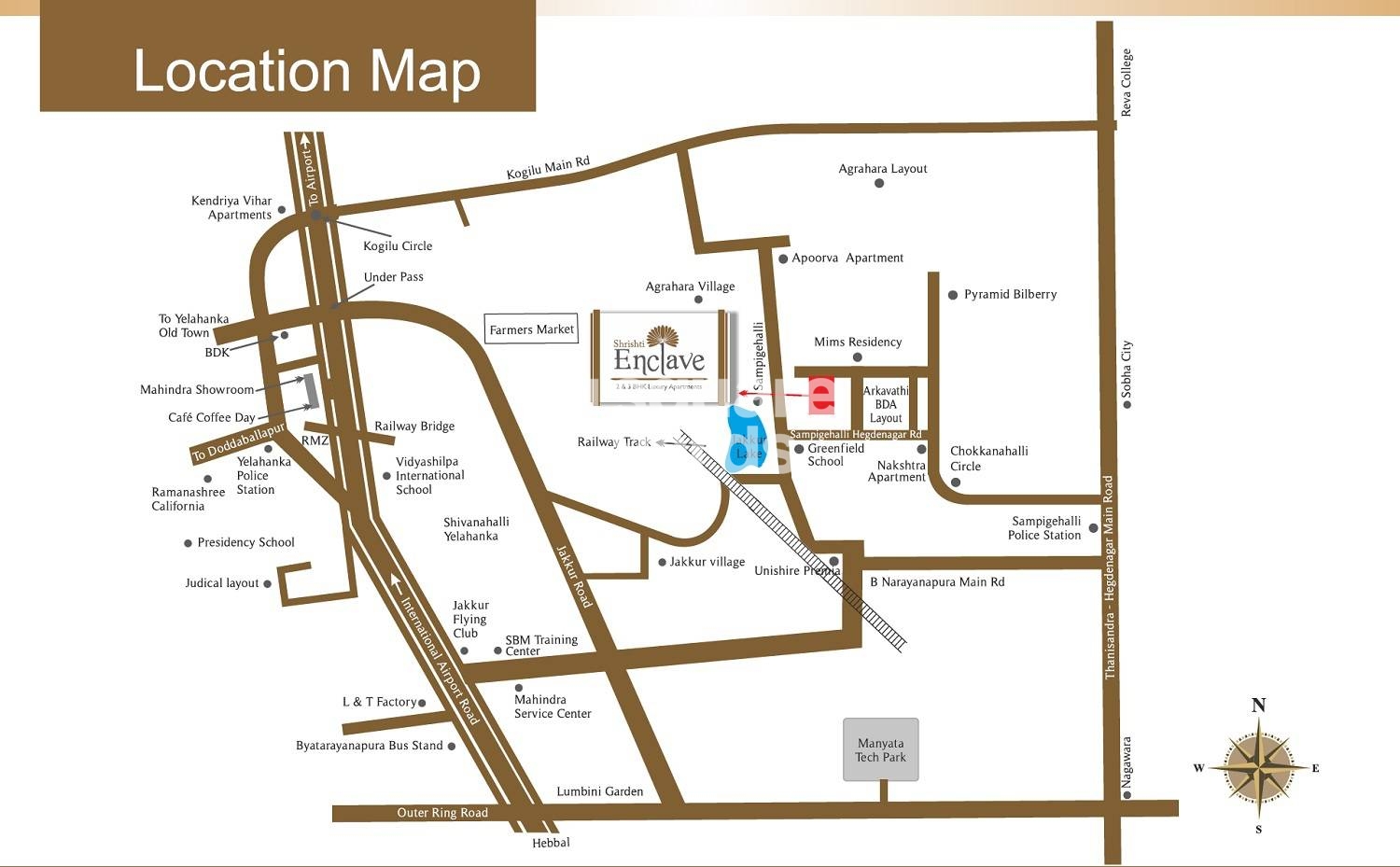 Shrishti Enclave Location Image