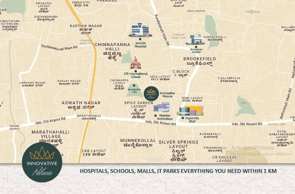 Shubankara Innovative Palacia Location Image