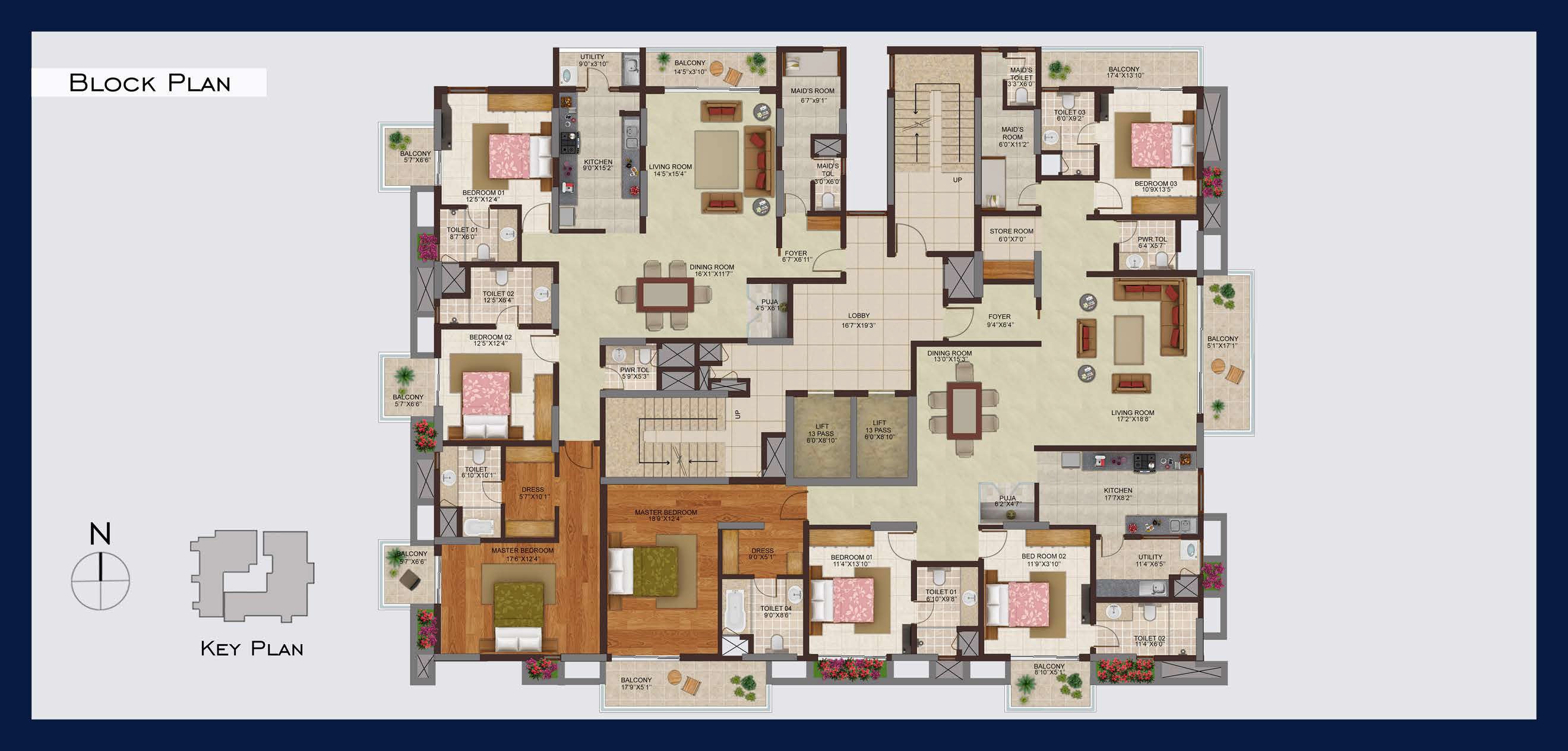 Siddh Shekha Marquis Floor Plans