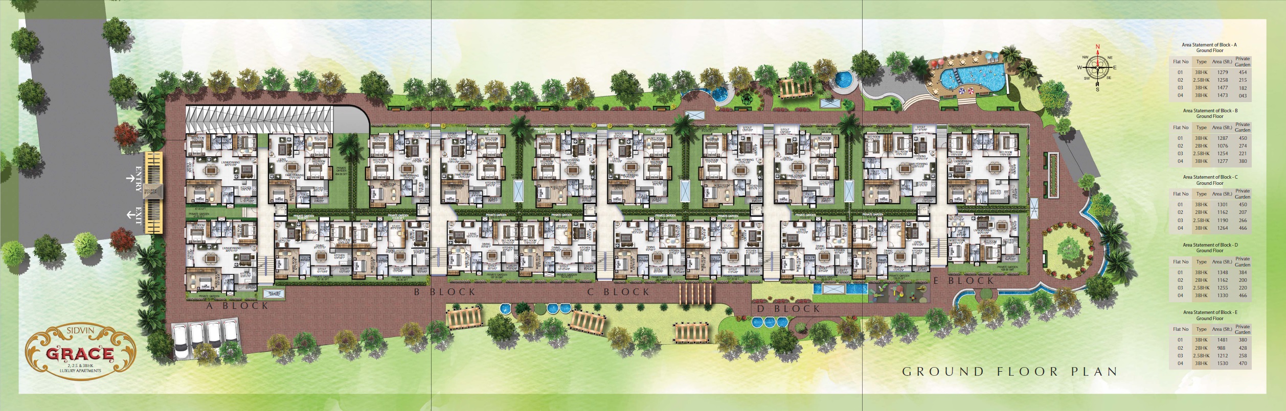 Sidvin Grace Apartment Master Plan Image