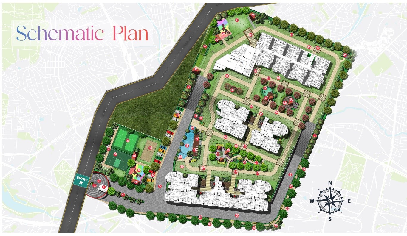 Signature Heights Bengaluru Master Plan Image